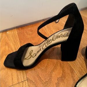 Sam Edelman Black Block Heel Sandal